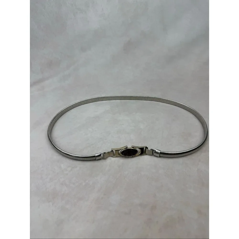 Vintage Gold and Silver Tone Stretch Belt 27-31” Waist